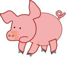 Fat Pig Clip Art N9