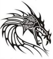 Dragon Head Clip Art N11