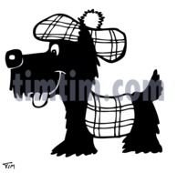Cartoon Scottie Dog Drawing