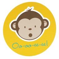 Colorful Mod Monkey clipart