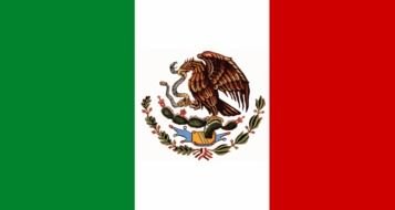 rectangular Flag of Mexico