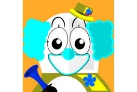 Clown Face Clip Art N21