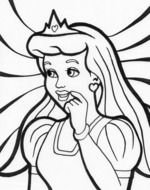 Printable Princess Coloring Pages drawing