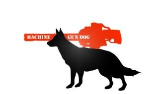 Machine Gun Dog as an illustration