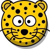 Cartoon Leopard Clip Art N9