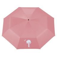 pink umbrella on a white background