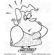 Weight Scale Clip Art N12