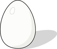 big egg drawing