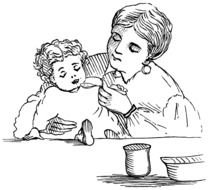 Mother And Baby Clip Art drawing