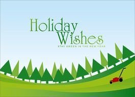 Holiday Wishes as the inscription in the picture