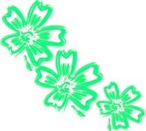 Ligth Green Flower Clip Art