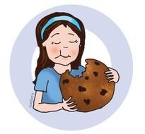 Eating Cookies Clip Art N6
