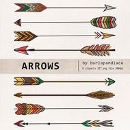 drawn Indian arrows