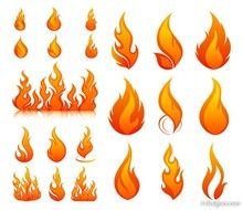 Free Vector Fire Flames Clip Art