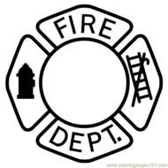 Fire Safety Coloring Pages N2