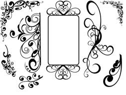 Swirl Design Border N2