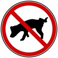Dog No Peeing Clip Art