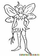 KLEURPLATEN VOOR KIDS ELF TINKERBELL