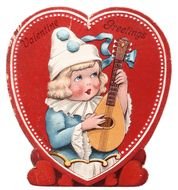 Ä°llustration of Vintage Valentines Day Cards