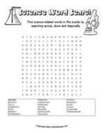 Science Word Search Puzzles Printable