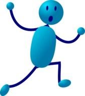 Running Scared Clip Art N4