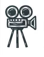 drawn movie camera