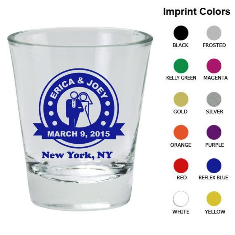 Wedding Shot Glasses Clipart 1408 Bride And Groom