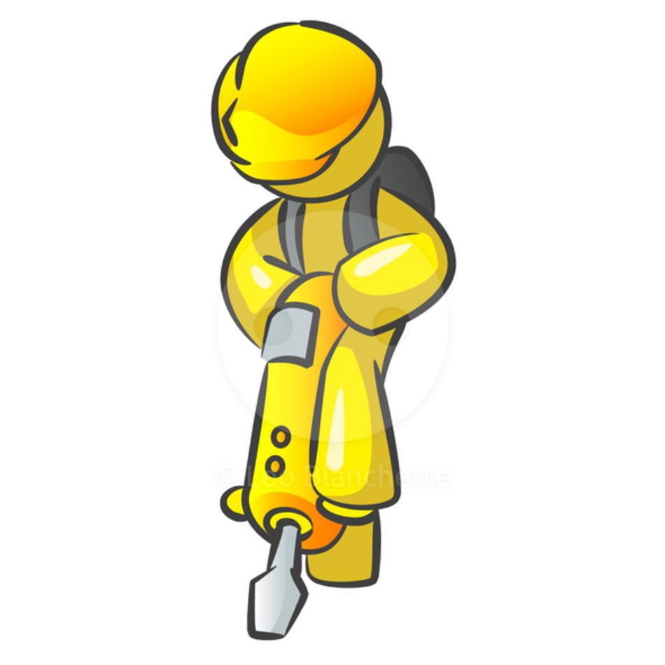 Design Mascot Contractor Four Stock Image