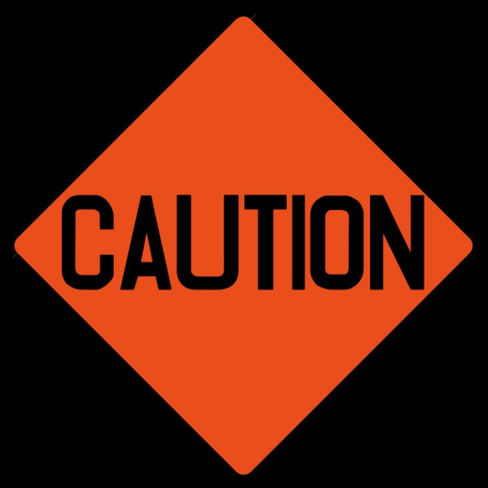 Caution Road Sign N2