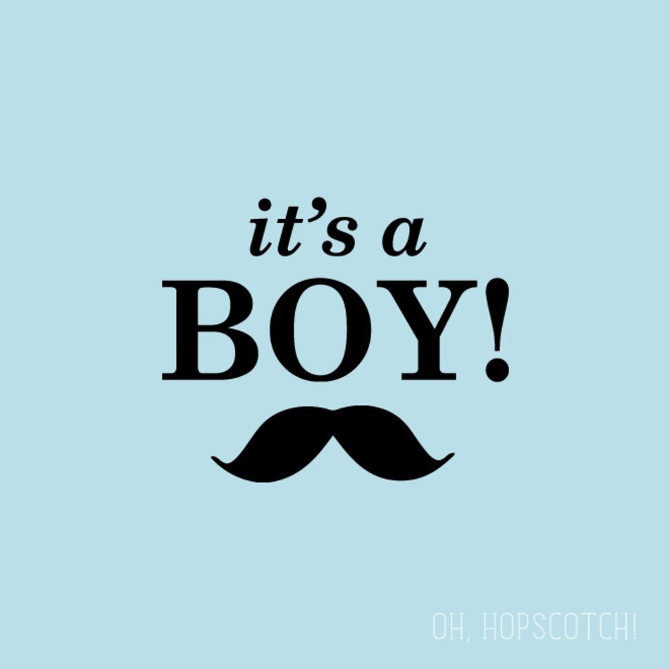 Its A Boy Logo