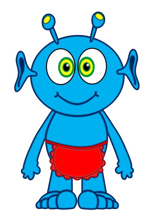 Martian eacher drawing