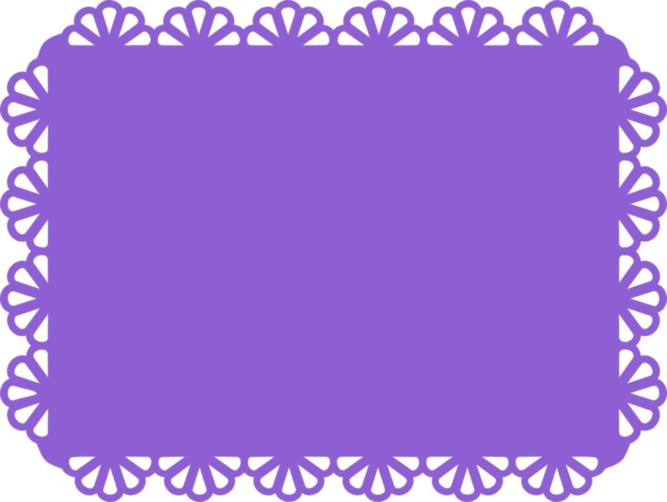 Scalloped Border as a picture for clipart