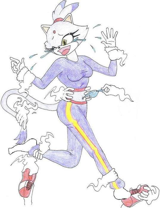 Blaze The Cat Tickle