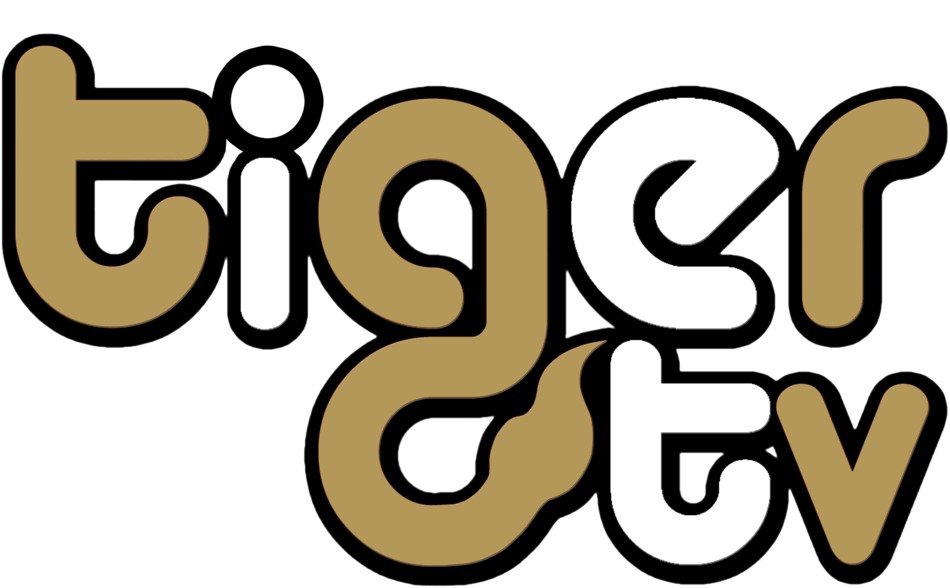 Clip art of tiger tv logo
