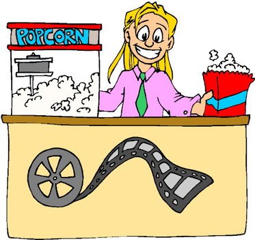 Movie Night Clip Art N6