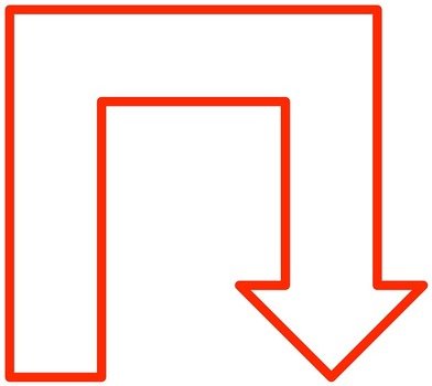 Simple Arrow Clip Art N2