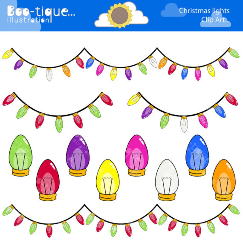 Christmas Lights Clip Art N32