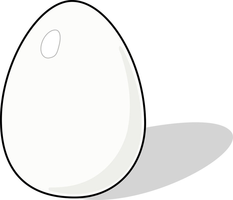 big egg drawing