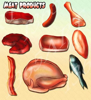 Chicken Meat Clip Art N9