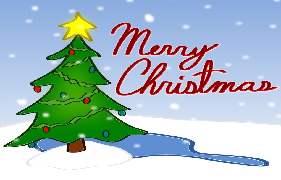 digital wallpaper Merry Christmas