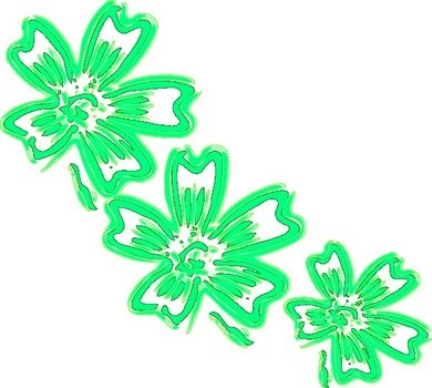 Ligth Green Flower Clip Art