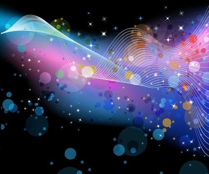 Abstract Lines Vector