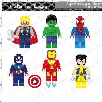 LEGO Super Hero Clip Art N2