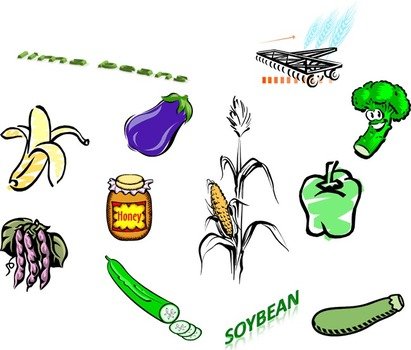 Crops Clip Art N10