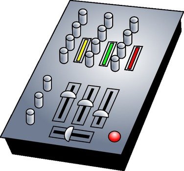 DJ Mixer Clip Art