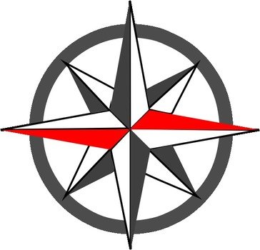 Cartoon Compass Clip Art