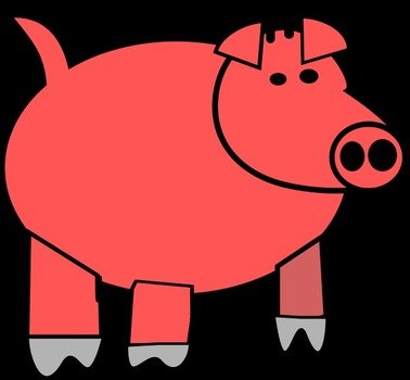 Cartoon Pig Clip Art N33