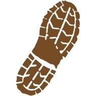 Boot Print Vector Art