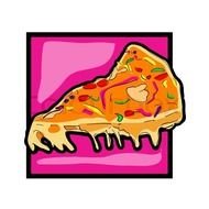 Ä°llustration of the Pizza Slice