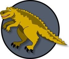 Cartoon Dinosaur Clip Art N44